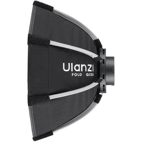 Ulanzi QS30 30cm Octagonal Softbox Mini Bowens Mount with Quick Release Honeycomb Grid for Light Studio