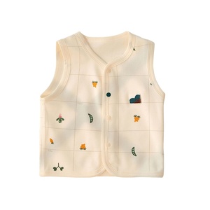 Gilet Bébé Printemps Automne Hiver – Manteau <span class=keywords><strong>sans</strong></span> Manches en Coton Pur Doux pour Enfants – <span class=keywords><strong>Veste</strong></span> <span class=keywords><strong>sans</strong></span> Manches pour Garçons et Filles – Nouveau-né - Product Image 2