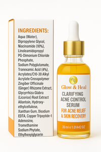 Sérum Visage Clarifiant et Contrôlant Ojiugo Luxe Cosmétiques en Gros, Acide Salicylique 30ml, Soulagement Efficace de l'Acné et Récupération Cutanée - Product Image 2