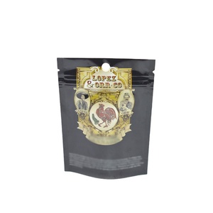 Biodegradable Compostable Smell Proof Clear Storage Seed Packaging Stand Up Pouch Plastic Zipper Bag