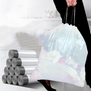 Bolsas de Basura con Cordón de Baja Cantidad Mínima de Pedido, 20-25 Galones - Resistencia de 15 Libras, Impresión de Logotipo Personalizado - Product Image 3