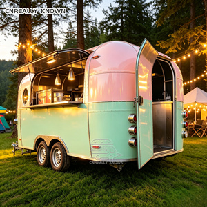 Food Truck de Luxe pour le Marché Français, Cuisine Mobile Moderne, Chariot à Crêpes, Gaufres et Desserts - Product Image 6