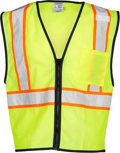 असीसी कक्षा 2 उच्च दृश्यता ब्रेक निर्माण काम करने वाली सुरक्षा परावर्तकता सुरक्षा के लिए पुरुषों के चिंतनशील सुरक्षा कपड़े - Product Image 2