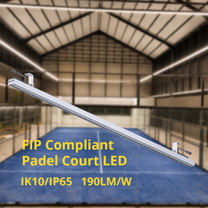 Illuminazione per Campi da Padel 10800LM 190lm/w 100w 6500k, Attrezzatura LED per Campi da Padel, Pickleball e Badminton - Product Image 1