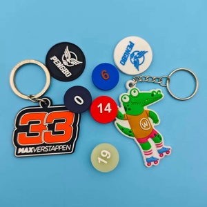 Porte-clés en PVC souple personnalisé en gros, robot, <span class=keywords><strong>alien</strong></span>, fusée, espace, caoutchouc, logo personnalisé, porte-clés 3D pour cadeaux promotionnels d'entreprise - Product Image 2