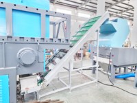 Déchets Plastique Déchets Film LDPE PP PE PVC Tuyau Bouteille PET ABS Bosse Déchiquetage Broyage Lavage Broyeur Broyeur Machine De Recyclage
