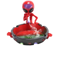 Vente en gros de cendrier extraterrestre en résine de forme personnalisée décoration d'intérieur légère et durable et cadeaux de fantaisie avec design classique