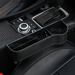 Organisateur de siège de voiture, boîte de rangement pour fentes, organisateur de voiture, support de remplissage pour espaces entre les sièges, pour portefeuille, téléphone, poche pour espaces, accessoires de voiture - Product Image 5
