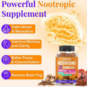 Bestseller Eigenmarke Bio Löwen mähne Gummi pilz verbindung Noo tropic Brain Tonic Kräuter ergänzungen - Product Image 3