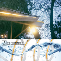 Bande lumineuse COB 24V IP67 à deux couleurs, 320 LED/m, pour éclairage de miroir, décoration d'ambiance de pièce, décoration de miroir, bande LED flexible