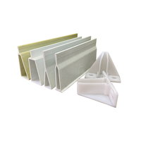 Poutre de support de plancher en PRV pultrudé, profilé en fibre de verre PU pour élevage, anti-corrosion, taille personnalisée pour l'élevage porcin