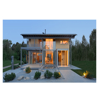 Kit de construction de Villa en acier, cadre métallique métallique, Villa préfabriquées, moderne et de luxe, meilleures ventes