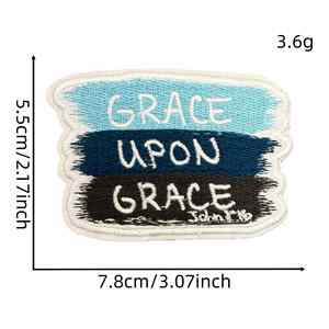 Nuevos Parches Termoadhesivos Bordados con Palabras Inspiradoras en Inglés de la Serie Colores del Océano para Insignias Decorativas y Accesorios de Ropa - Product Image 3