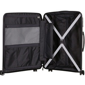 Ensemble de 3 valises trolley en PP, coque rigide 100% PP, légères, modernes et luxueuses, avec doublure en polyester et roulettes pivotantes - Product Image 6