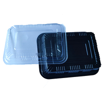 JY-810 Einweg behälter Rechteck Kunststoff Lebensmittel TraySushi Kunststoff Lebensmittel verpackung Box Sushi Tablett Kunststoff
