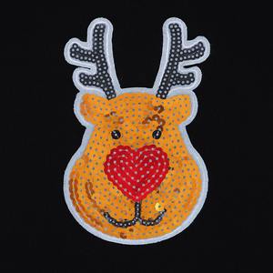 Parche de copo de nieve de lentejuelas de moda para ropa de invierno y sombreros Diseño de hierro con material de lona de PVC - Product Image 6