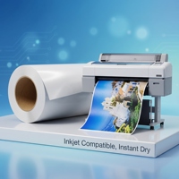 Kertas Foto Matte A4 220gsm Berbahan Pulp Kayu, Aman untuk Eco-solvent, Kemasan Aman, untuk Printer Inkjet Profesional, Pasokan Grosir