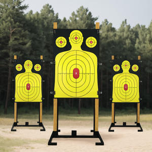 กระดาษซิลลูเอทยิงปืนยี่ห้อ DaQin ขนาด 23x34 นิ้ว ขายส่ง มีหลายสีให้เลือก เหมาะสำหรับฝึกซ้อมยิงปืนกลางแจ้ง - Product Image 4