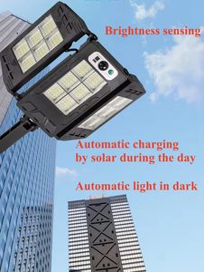 Rts 288 led potente lampione Solaire sensore di movimento esterno impermeabile 12000 Lumen luce solare stradale con telecomando - Product Image 6