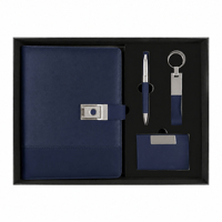 Agenda personnalisé A5 en cuir imprimé sérigraphié, exquis, 2026, avec logo personnalisé, coffret cadeau d'affaires