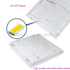 OEM 3x9W 4x9W dẫn lưới tản nhiệt ánh sáng 100-277V louver phù hợp 60x60 600x600mm T8 dẫn troffer gián tiếp lưới tản nhiệt ánh sáng cho văn phòng - Product Image 5