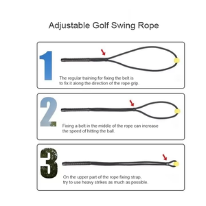 Entrenadores de Swing de Golf Dericsson de Alta Calidad, Ayudas Ajustables para el Entrenamiento de Golf, Cuerda de Práctica para Swing - Product Image 4