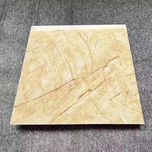 Baldosa de Porcelana Blanca de Alto Brillo con Diseño de Mármol, 60x60 80x80, Totalmente Esmaltada, Vetas de Piedra Natural, Diseño Moderno <span class=keywords><strong>para</strong></span> <span class=keywords><strong>Baño</strong></span>, Comedor/Sala de Estar - Product Image 4