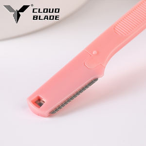 CLOUD Mini tondeuse à sourcils de précision pour femmes, outil de beauté sûr pour le façonnage des sourcils, l'exfoliation du visage et la coupe des sourcils - Product Image 4