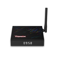 Tanix TX68 Smart TV Box Android 12 4K HDR AV1 2.4G/5GHz WiFi Quad Core 16GB RAM Antena Externa Ethernet