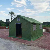 Tente de camouflage robuste personnalisée en gros cadre en aluminium pour les événements en plein air et les abris industriels gonflables de secours aux sinistrés