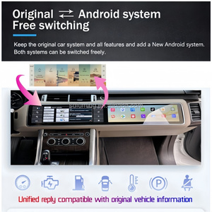 Hệ thống màn hình kép 15.5 inch hoàn toàn tích hợp cho dòng xe Land Rover Range Rover L494 L405 8 nhân FM 4G LTE Carplay GPS & DSP 2013-2019 - Product Image 4