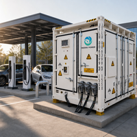 Système de stockage d'énergie solaire BESS Inedge Power Custom 1290kW/2500MWh AI BMS EMS tout-en-un en conteneur de 10 pieds 400/800V IEC/CE