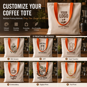 Bolsa de Lona Personalizada con Logotipo ONE PIECE para Cafetería, Bolsa de Compras Premium para Panadería, 45x35x15cm, con Asa Superior para el Hombro, para Cafetería - Product Image 3