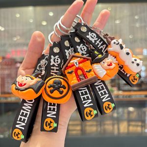 Festival transfronterizo Llavero de goma suave peculiar con temática de Halloween Regalo perfecto para estudiantes o llavero de coche - Product Image 2