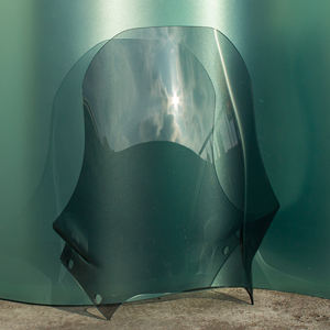 Pare-brise de moto TECO en polycarbonate acrylique transparent de 3,0 mm d'épaisseur avec garantie d'un an pour Ducati Desert X 2022-2025 - Product Image 2