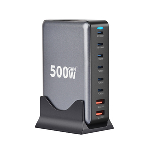 600W 500W 440W 320W 8-Port PD 140W 100W GaN Fast Charging Station Multi Desktop for Mobile Phone Laptop YMX-600 60 - Product Image 2