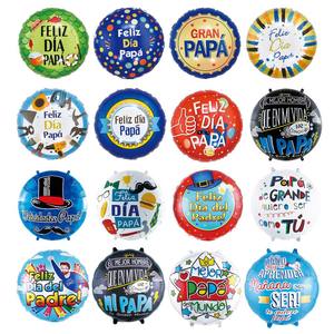 Prodotti di vendita calda 2024 18 pollici nuovi arrivi lamina di elio spagnolo del giorno del papà palloncino per regalo Paty decorazioni forniture - Product Image 5