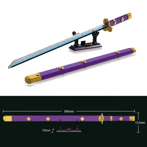 ดาบคาตานะซามูไร โซโร่ ยามาโตะ อนิเมะญี่ปุ่น รุ่น DK1502 ขนาด 98.6 ซม. ของเล่นประกอบเอง ชุดตัวต่อบล็อก สำหรับคอสเพลย์ - Product Image 5