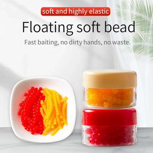 Ya Jie Outdoor Soft Ball <b>Float</b> 4mm <b>Fishing</b> Bait Red Yellow Artificial Shrimp Corn Outdoor <b>Fishing</b> Beads 300pcs - Product Image 2