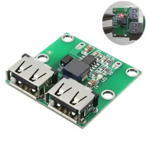 9V 12V 24V to 5V DC-DC Step Down Charger Power Module 2 Double Dual USB Output Buck Voltage 3A Car Charge Charging Regulator