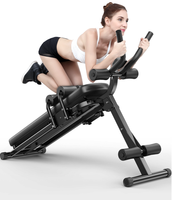 Banc de musculation multifonctionnel de qualité commerciale Ab Coaster réglable pour abdominaux et exercices de musculation
