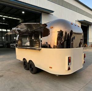 Remorque de restauration personnalisée pour crêpes, bar mobile, <span class=keywords><strong>camion</strong></span> de restauration, <span class=keywords><strong>camion</strong></span> de restauration pour beignets frits et pizzas - Product Image 2