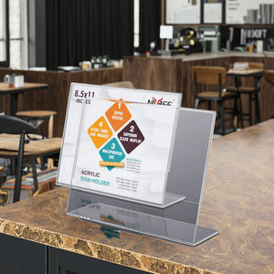 Support en acrylique transparent <span class=keywords><strong>A4</strong></span> 8.5*11, 36 pièces, support détachable, pour carte de <span class=keywords><strong>paysage</strong></span>, pour bureau et magasin - Product Image 5