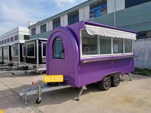 Remolque Food Truck Móvil para Comida Rápida Brillante de Café, Perritos Calientes y Hamburguesas a Precio Directo de Fábrica - Product Image 2