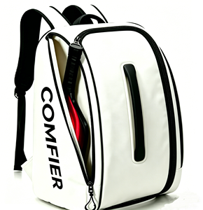 Sac à dos de pickleball en PVC résistant à l'eau avec compartiment pour raquette, grande capacité, sac de sport pour la salle de sport - Product Image 2