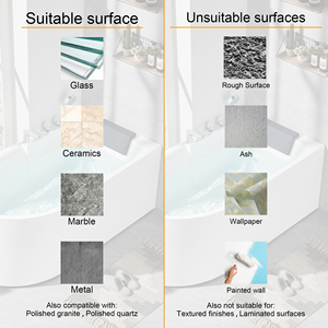 Protector de Salpicaduras de Silicona Reutilizable para Esquina de Ducha y <span class=keywords><strong>Bañera</strong></span>, Decoración para el Hogar, para Niños, Accesorios de Baño - Product Image 5