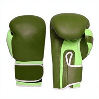 Gants de boxe Wolon pour entraînement de sparring Muay Thai, 10oz 16oz, logo personnalisé, fermeture à lacets, cuir PU imperméable
