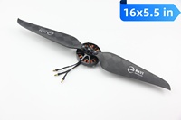 Hélice pliable en fibre de carbone ultralégère RAYI 16*5,5 pouces CW/CCW, haute efficacité, pour drone professionnel UAV, poussée maximale, faible dragage