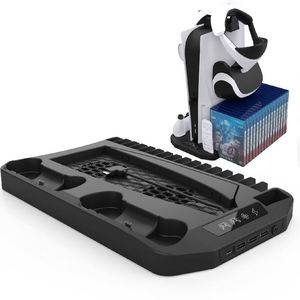 9 ב 1 1 מאוורר קירור אנכי טעינת dock מעמד עם אחסון משחקים 3 hub יציאה למסוף המשחק - Product Image 3