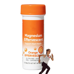 Tabletas Efervescentes de Citrato de Magnesio, Glicinato y Malato de Marca Privada OEM para el Apoyo de la Función Muscular y Nerviosa - Product Image 1